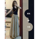 Summer with a set of 2024 new travel wear small foreign-style age-reducing beautiful suit dress