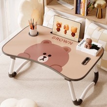 折叠懒人书桌床上小桌子电脑桌超大学生寝室宿舍用家用懒人桌
