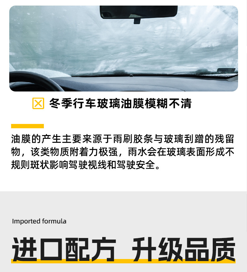 Debedi Car Glass Polishing Liquid Upgraded with Cerium Oxide to Remove Oil Film, Coating, Water Stains, and Minor Scratches Without Leaving Marks