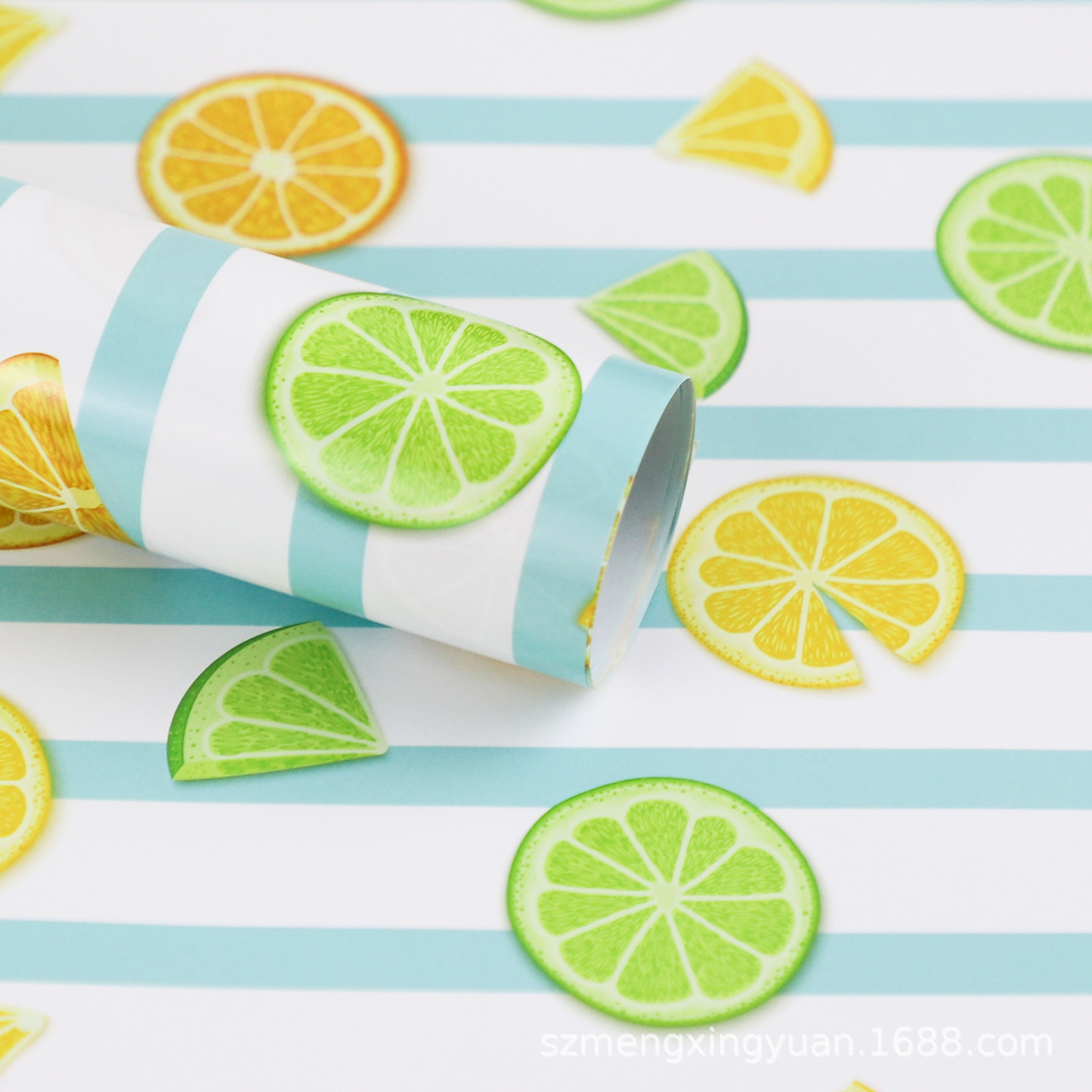 Creativo de cumpleaños dibujos animados simple papel de embalaje de vacaciones frutas pequeñas frescas regalos caja de regalo embalaje de cubierta
