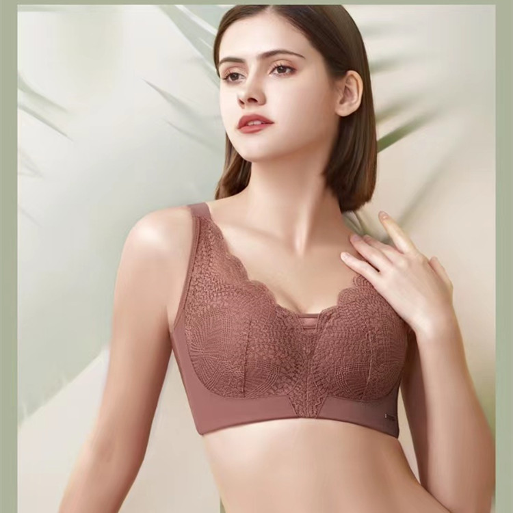 CD cup thin plus size underwear accessory breasts big chest small anti-sagging bra big cup adjustable underwear chubby girl