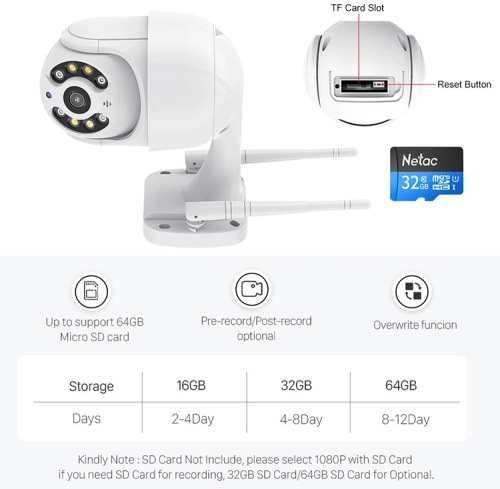 200,000 Hikvision A8 Outdoor High-Definition Network IP Camera with Remote WiFi Surveillance