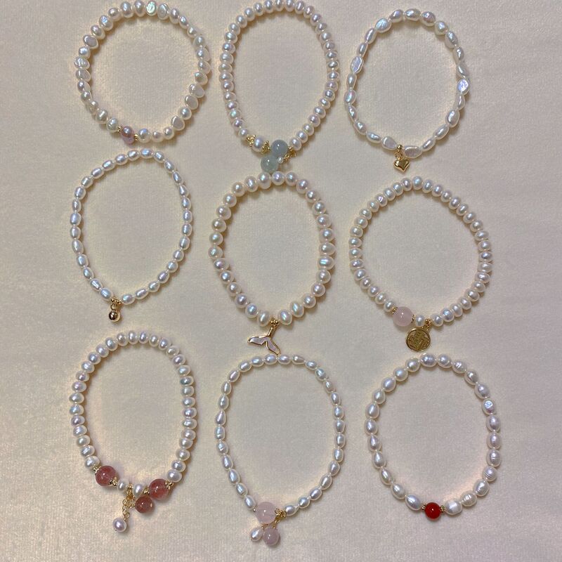 Irregular Freshwater Pearl Bracelet Elastic Adjustable Baroque French Ins Niche Design Superior Sense Bracelet Irregular Freshwater Pearl Bracelet Elastic Adjustable Baroque French Ins Niche Design Superior Sense Bracelet
