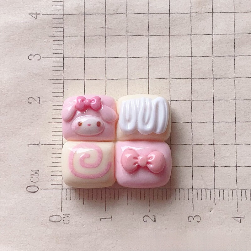 樹脂アクセサリー diy クリーム接着剤漫画ヘアピン下駄バックル装飾品装飾昔ながらのパンおもちゃ|undefined