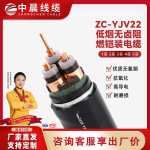 湖北厂家ZC-YJV22低烟无卤阻燃铠装电缆 电线电缆国标铜芯足米阻