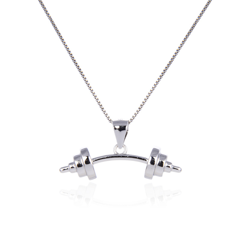 Venta al por mayor estilo japonés y coreano s925 Cadena de clavícula de plata joyería popular colgante transfronteriza collar de accesorios de barra de mujer