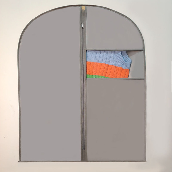 Clothes Dust Cover Hanging Pocket Washable Household Coat Dust Bag Anti-Hanging Clothes Set Wholesale Factory