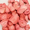 Sweet strawberry slices in bulk
