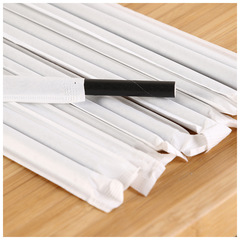 Paper straws black straws disposable bar straws coffee drink straws 100 pieces