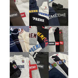 24FW Arc Crewneck Hooded Sweatshirt美式街头潮牌字母印花卫衣