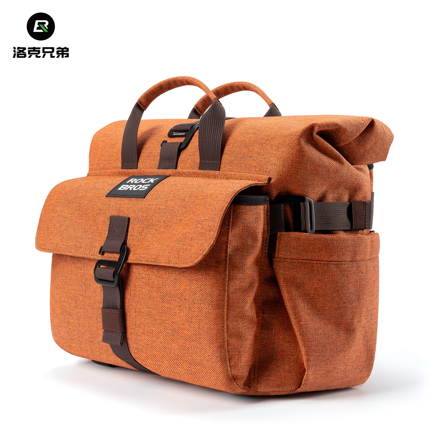 Locke Brothers Small Cloth Car Retro Front Bag Folding Bicycle Front Bag City Commuter Riding Backpack