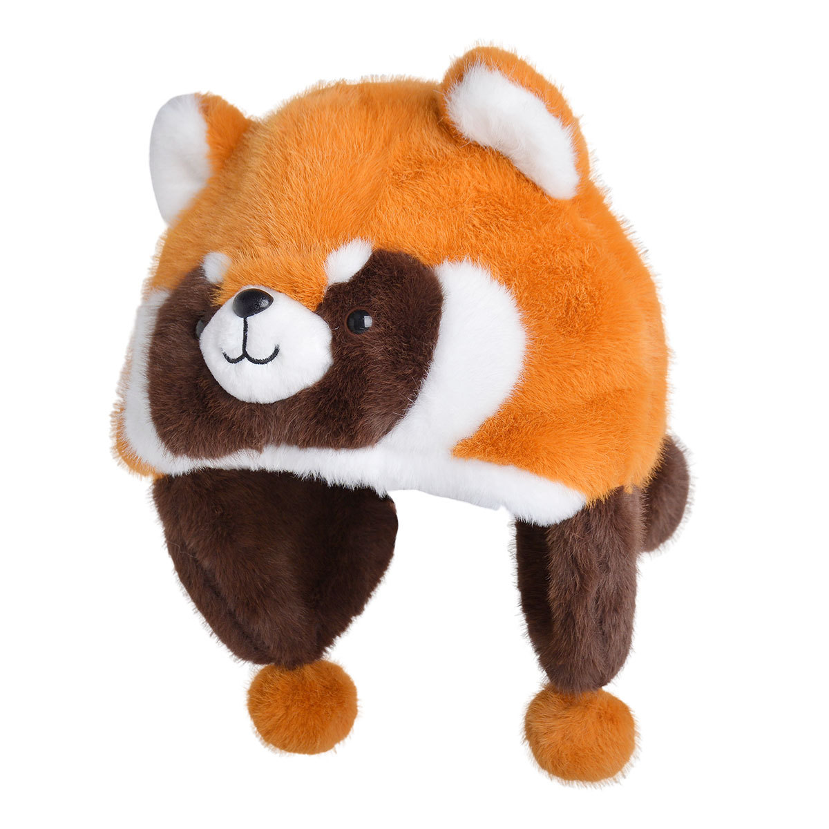 Sombreros de invierno para mujeres de peluche dibujos animados pequeño mapache nuevo sombrero de vibración lindo sombrero de orejas de peluche caliente sombrero de orejas