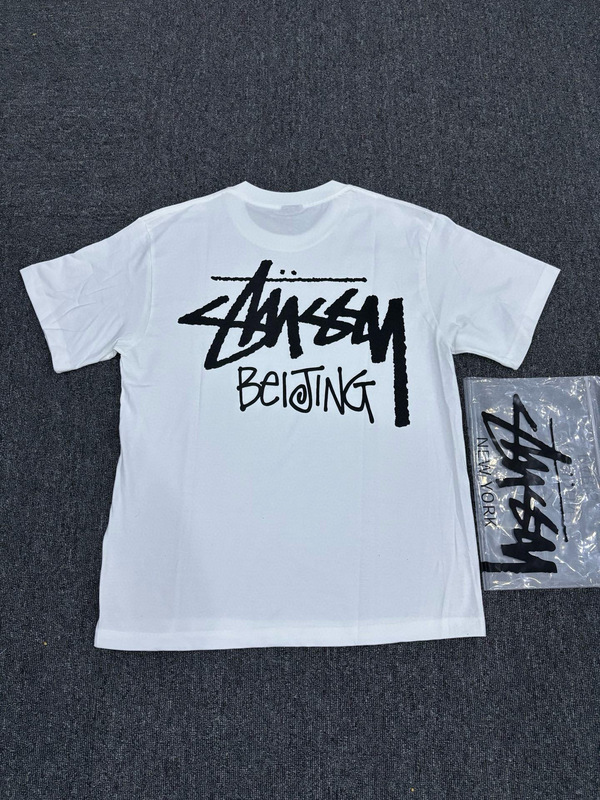 夏スティス スティス 2025 新しいメンズとレディース半袖 Tシャツメンズルーズヘビーウェイト高品質 Tシャツプリント|undefined