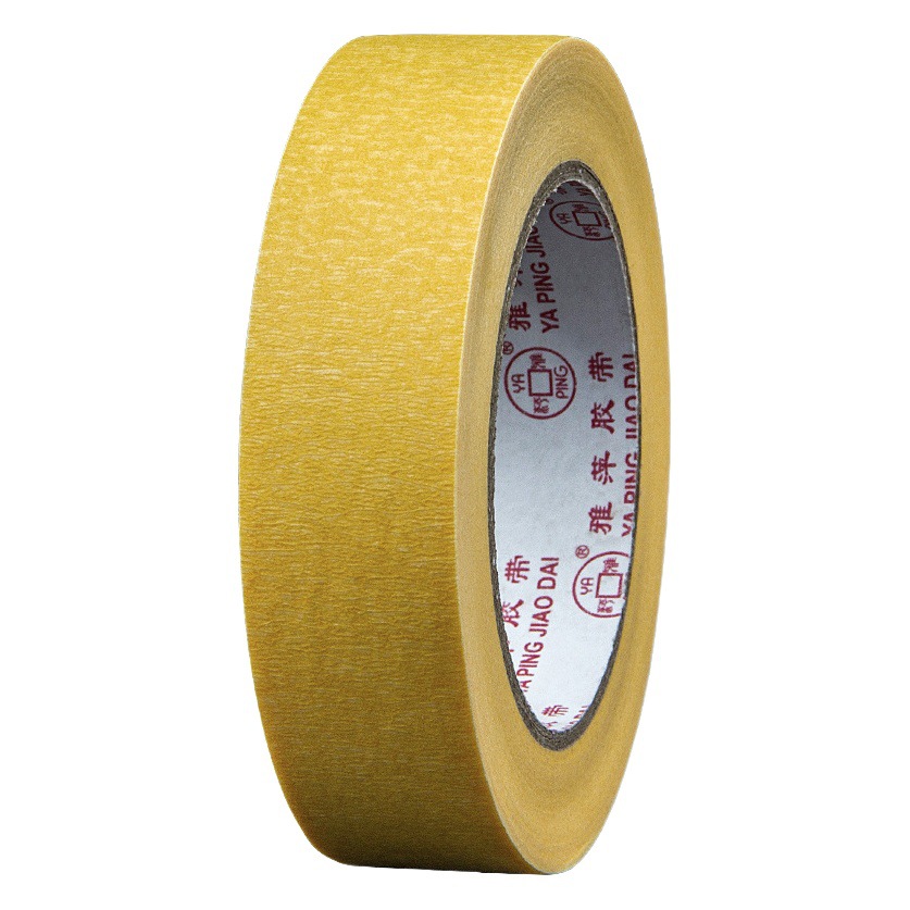 Yaping alta cinta de papel adhesivo en stock pintura en aerosol al por mayor que cubre la pared exterior decoración separación de colores coche cinta de papel de enmascaramiento sin costuras