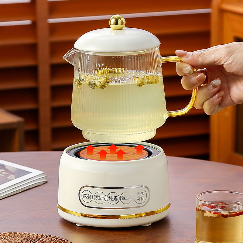 ミニ養生ポット多機能家庭用養生カップ小型オフィス茶器電気コッププレゼントケース|undefined