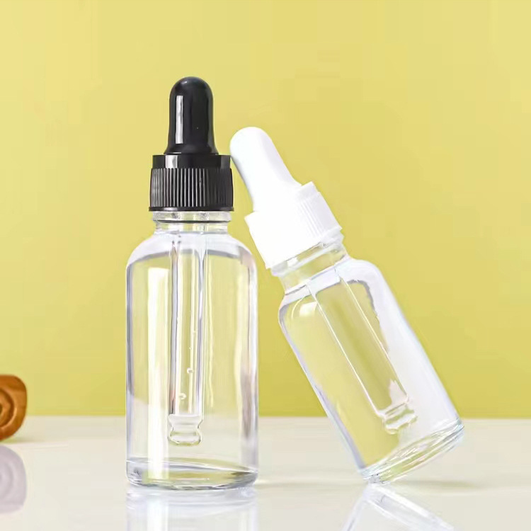 30mlエッセンシャルオイルボトル化粧品分注ボトル10ml透明エッセンシャルオイルボトル50mlガラススポイトボトル|undefined