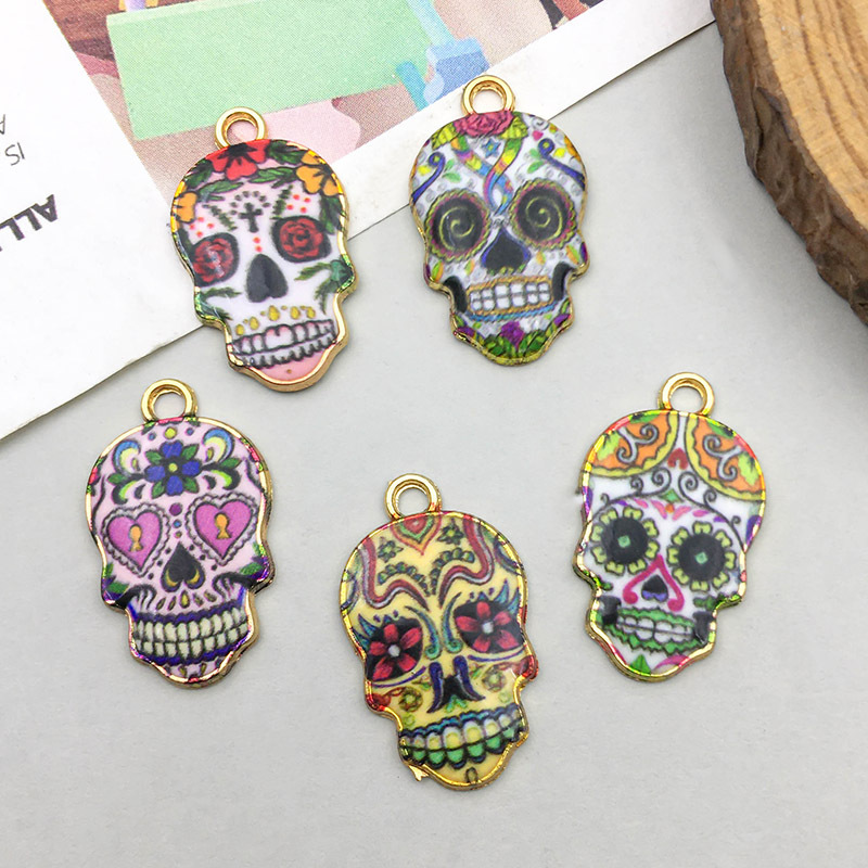 1 Piece 1 Set Alloy Skull Pendant display picture 6