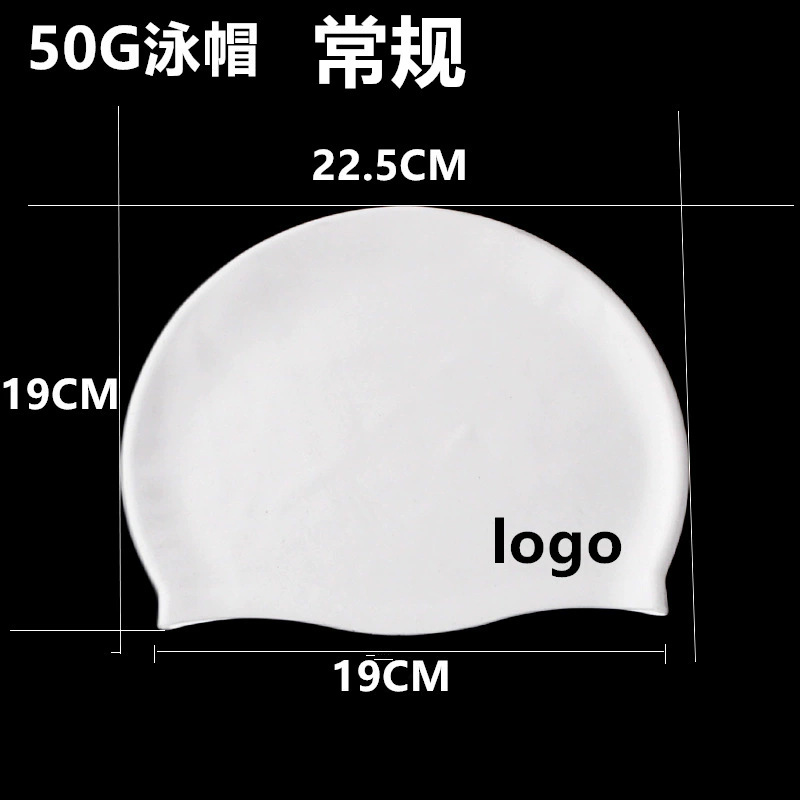 Sombrero de natación de silicona impermeable unisex cómodo moda grande sombrero de natación de entrenamiento para el cabello largo protector de orejas sin estrangulamiento impresión de seda