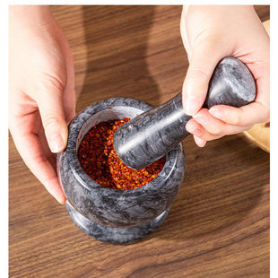 Garlic Pounder, Stone Mortar, Garlic Masher, Grinding Medicine, Mashing Jar, Manual Garlic Mortar, Weidong Weidong
