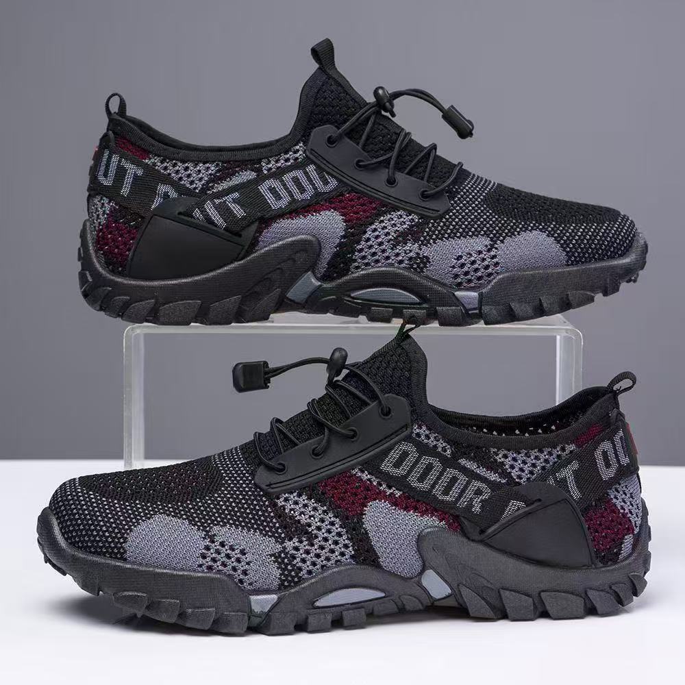 Men's Summer Thin Mesh Hiking Shoes, New Style River Tracing Shoes, Outdoor Leisure Sports Wading Shoes