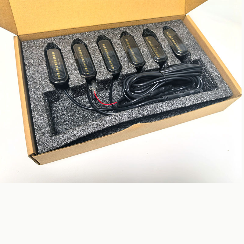 Suitable for 21-22 Ford Bronco, Small Yellow Lights in the Front Grille, High-Brightness Daytime Running Lights for Ford Off-Road Version, High-End Configuration