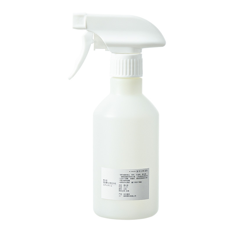 Botella pulverizadora transparente para alcohol y jardinería