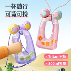 子供の新型Tritan高颜値プラスチックカップ携帯ストローカップ卸売り