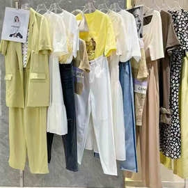 三25夏彩3COLOUR连衣裙上衣裤裙一手货源直播实体店杭州品牌货源
