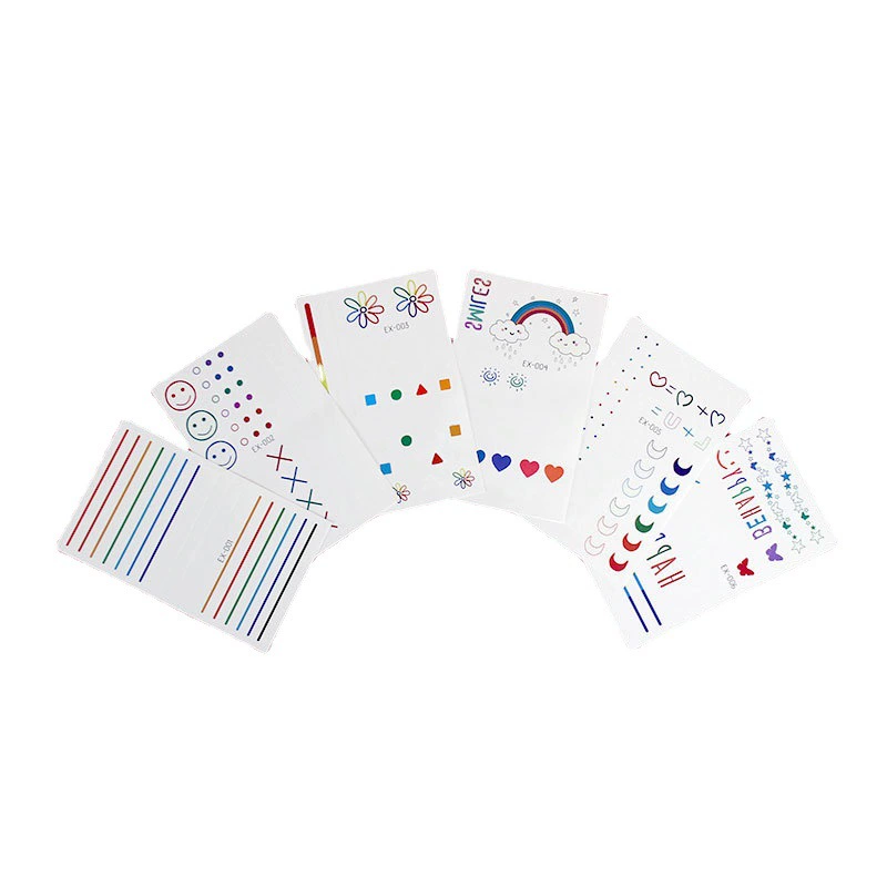 Set, brand fresh waterproof tattoo stickers