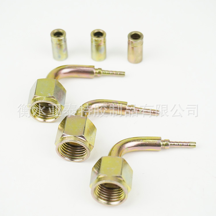 DN3碳钢90°或45°连接测压软管接头高压油管配件测压头