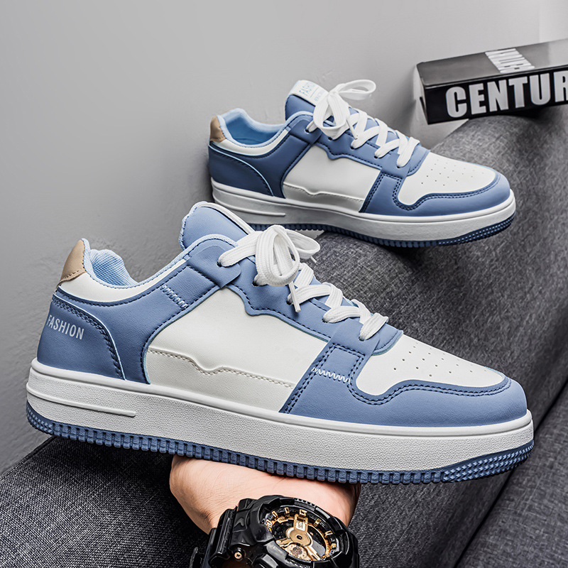 Zapatos de hombre 2026 primavera nuevo estilo de estilo de estilo de escuela estudiantes de la fuerza aérea zapatos de skate de moda juvenil zapatos deportivos casuales
