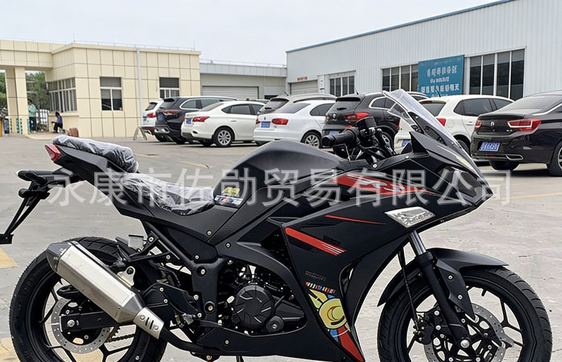 Little Ninja 400cc Fuel-Powered Motorcycle H2 Horizon Road Racing Bike V6 Motorcycle Dual-Cylinder R3 Sports Bike