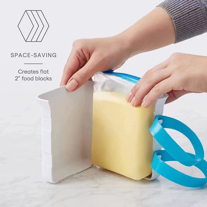 冷凍庫フードブロックメーカー 冷凍食品ブロックメーカー キッチン用日常使用ガジェット|undefined