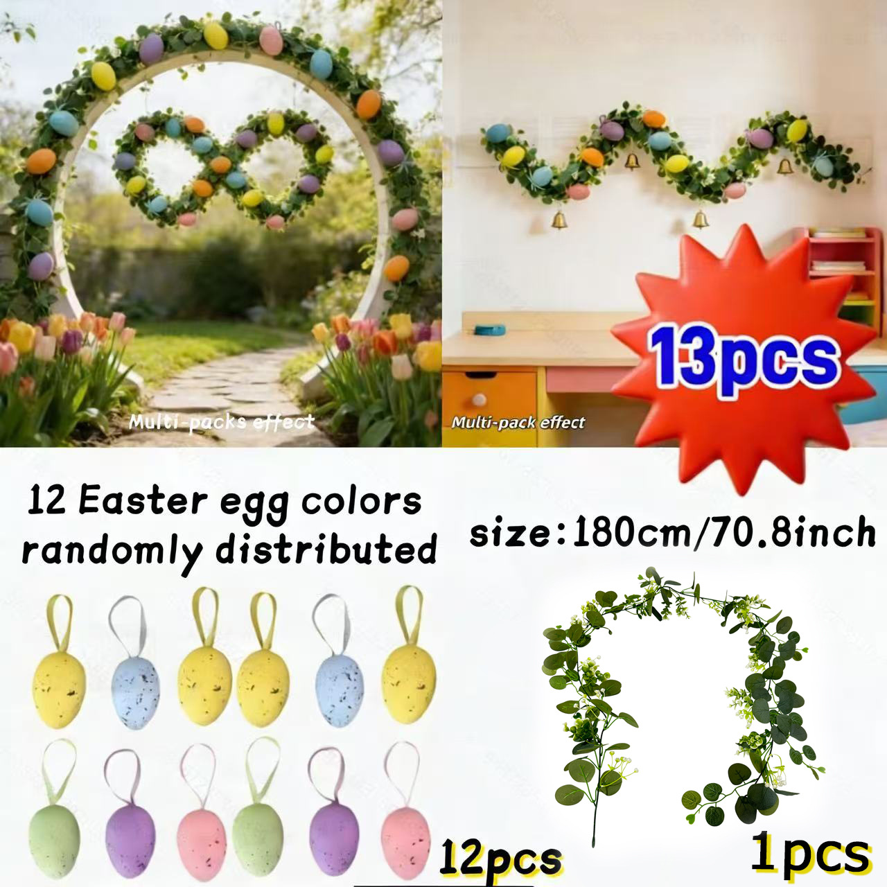 Simulación transfronteriza de vid de dinero hojas de eucalipto hojas de eucalipto vid de boda simulación decoración de mesa verde