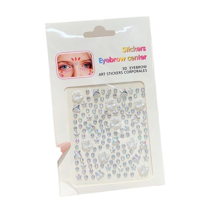 3D Colorful Butterfly Crystal Diamond Stickers Cute Acrylic Stereo Stickers Girl Reward Decorative Stickers