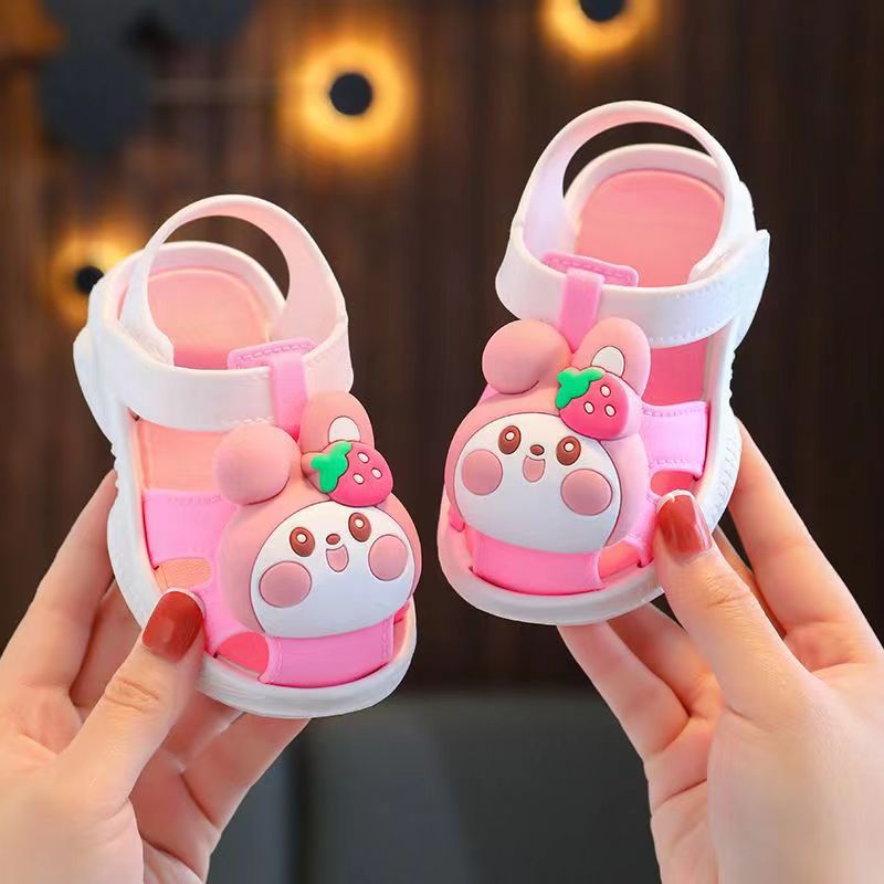 2023 neue Baby-Kleinkind-Laufschuhe mit kollisionssicherer Zehenkappe, rutschfester und supersüßer weicher Cartoon-Sohle für den Außenbereich_voghion.com