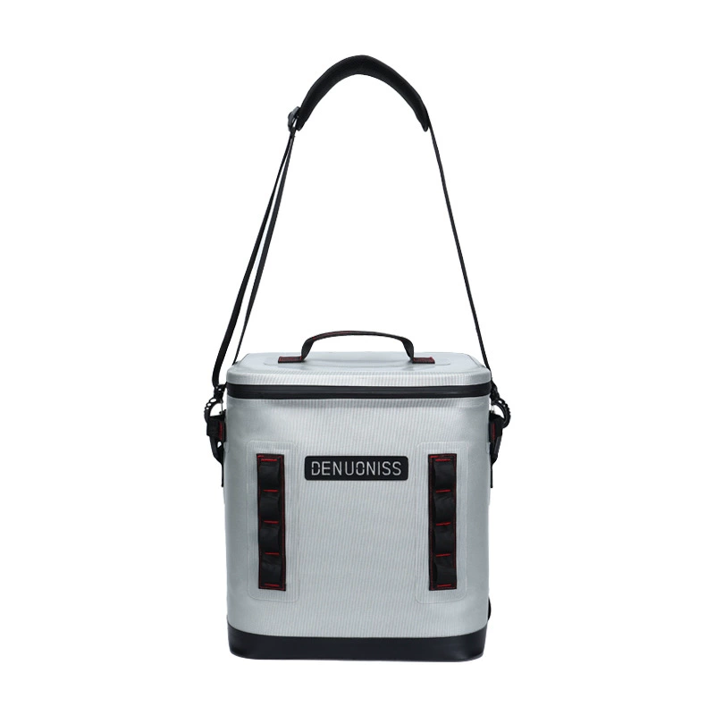 Suitcase, capacious universal cooler bag, removable picnic bag