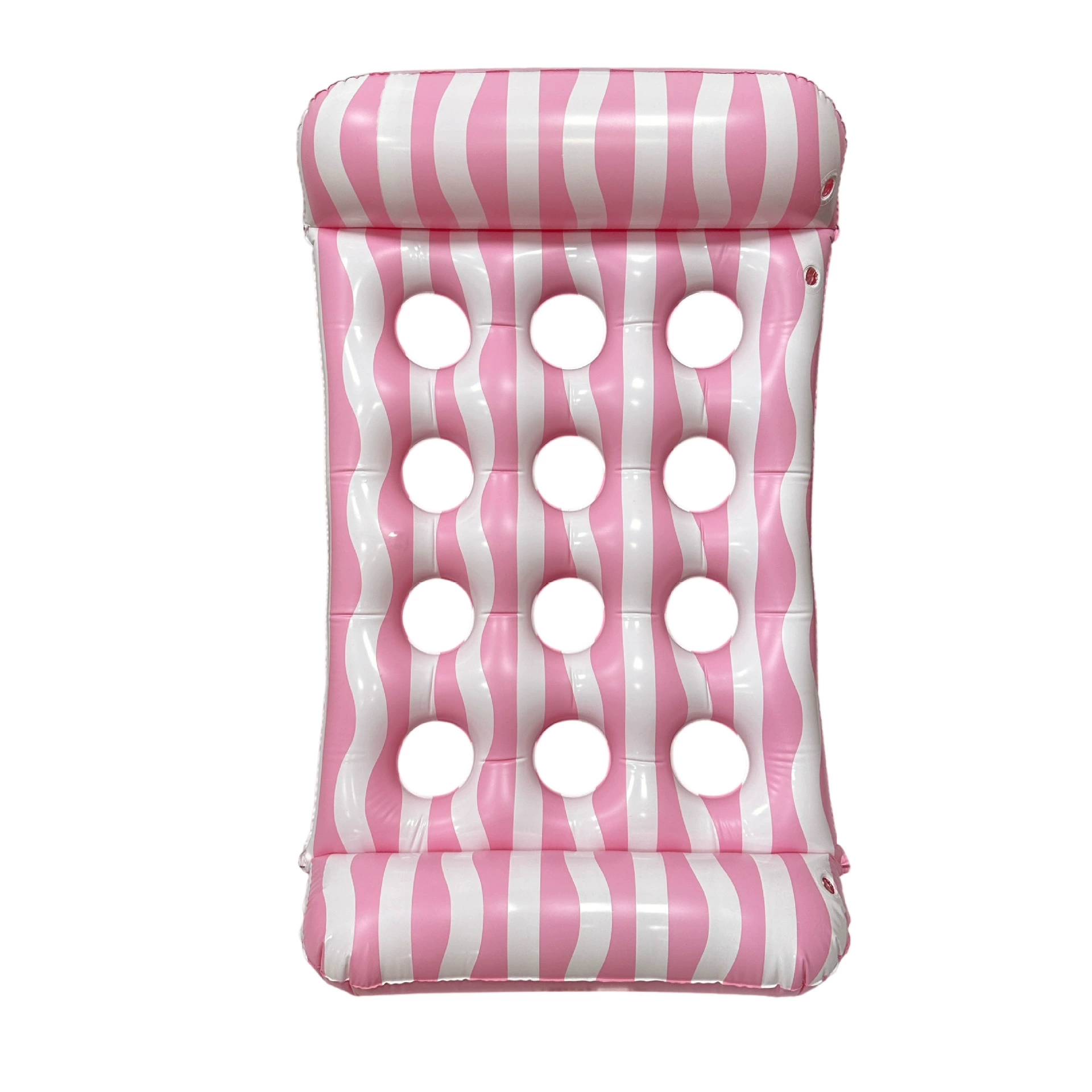 Новый завод ПВХ Надувное отверстие для воды плавающий ряд отверстие для взрослых Плавающая Подушка кровать спинка кресло плавающая кровать