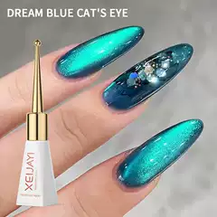 Cat's Eye Nail Gel New Internet Popular Color Dream Blue Cat's Eye Gel Small Set Stronger and Lasting for Nail Art Shop
