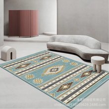 北欧简约现代地毯中式ins摩洛哥风格几何客厅卧室沙发茶几长方形