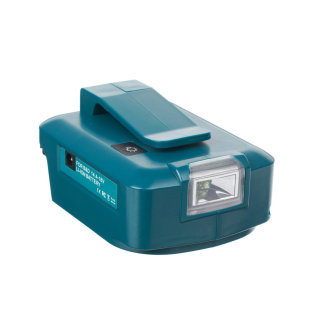Back clip 14V18V USB converter with light Makita Dewei Dr. Mivochi Baide battery interface optional