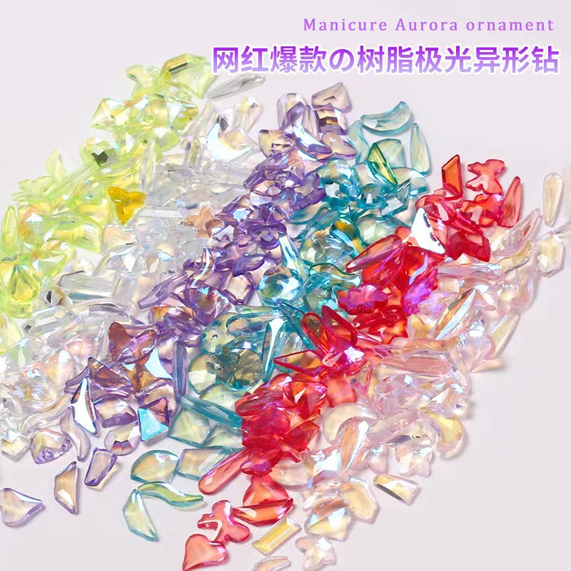 Red ultra brillante taladro de uñas mini taladro plano pequeño ultra brillante lago azul azul pálido joyería taladro de uñas blanco