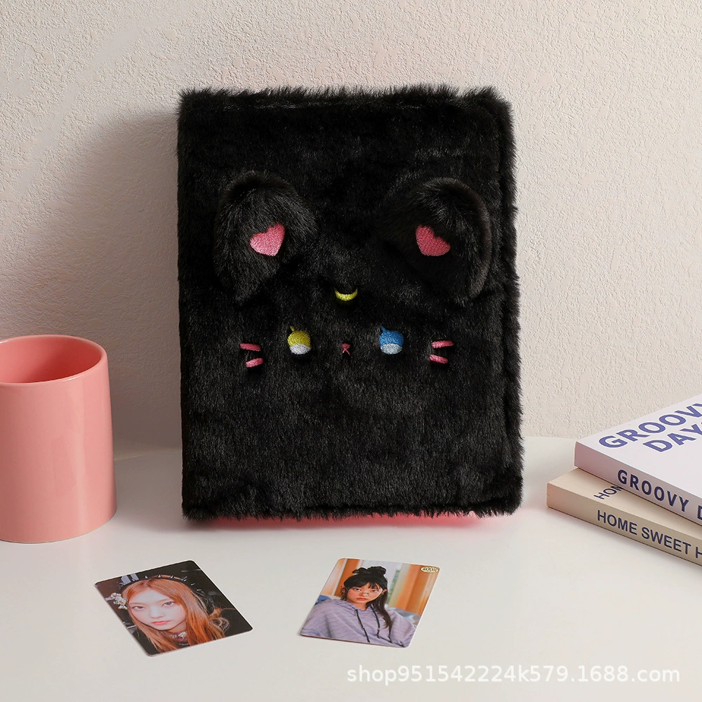 Пляж Polaroid, мультяшный плюшевый фотоальбом, система хранения для студентов, карточная книга, отрывной лист