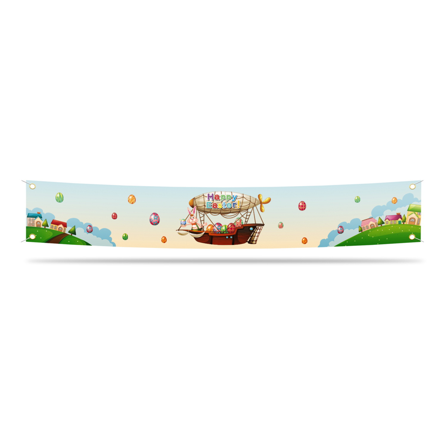 Suministros de decoración de fiesta de tema de Pascua Bandera de jardín bandera interior decoración de fiesta al aire libre yarda bandera image 14