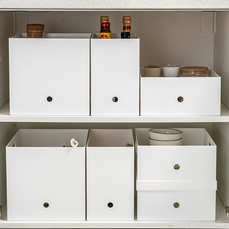 Kitchen storage basket tabletop sundries snack storage box small box home cabinet storage artifact storage box