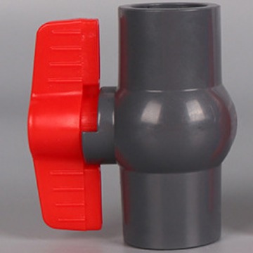 胶粘球阀 给水管件 PVC简单球阀  20mm 样品免费 运费到付