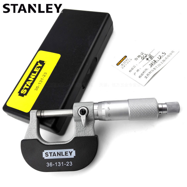 史丹利（Stanley）机械外径千分尺 0-25mm机械千分尺 36-131-23