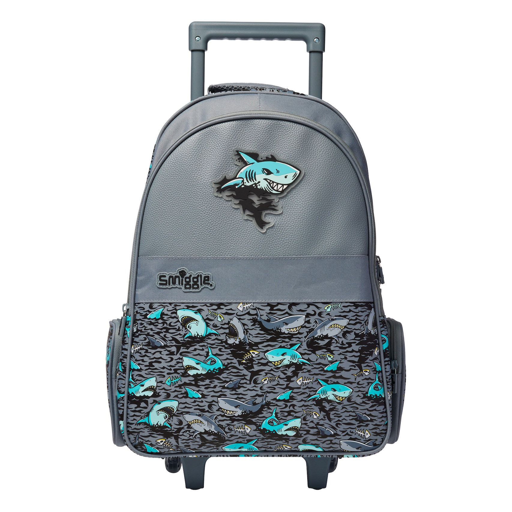 그레이 블루 상어 트롤리 사첼