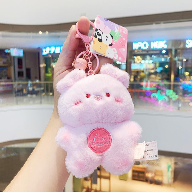 ぬいぐるみのかわいいアクセサリーのぬいぐるみのペンダント卸売りのおもちゃの子供のかばんの漫画の子供の鍵は子供の機械をつかみます。