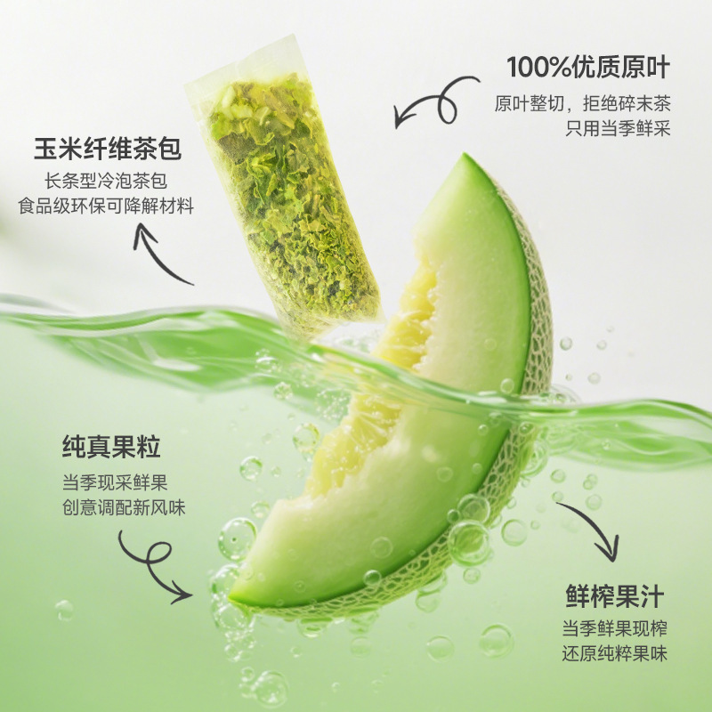 【官方厂直】LeTea乐品乐茶玫珑清茶冷泡茶包袋泡茶哈密瓜0糖果茶|undefined